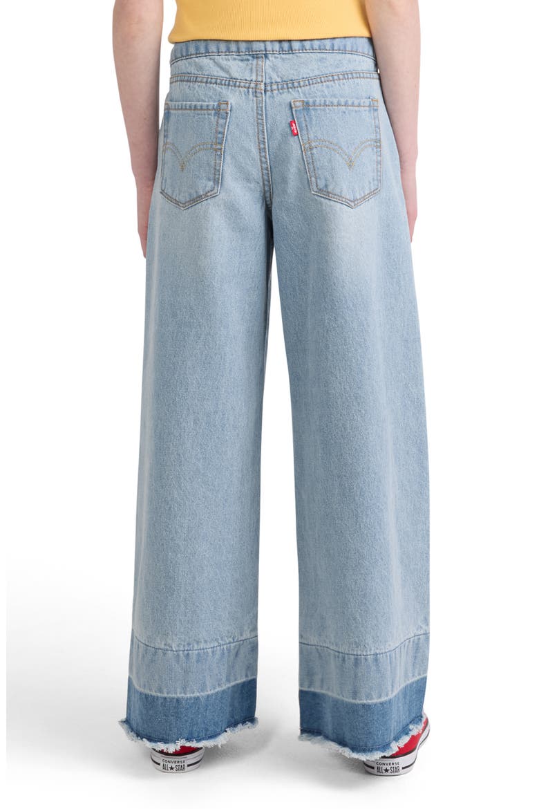 Kids' Braid High Waist Baggy Jeans, Alternate, color, HANG UP