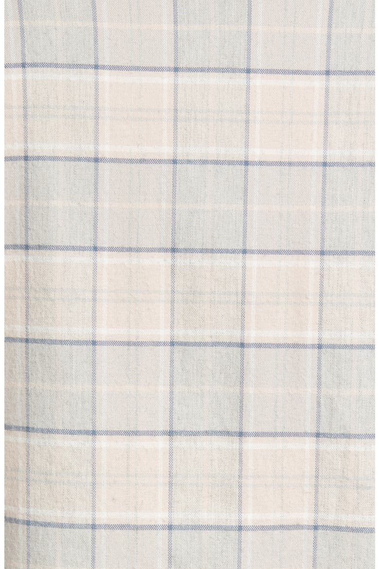 Reid Plaid Stretch Cotton Button-Down Shirt, Alternate, color, ROSE WINDOWPANE MELANGE