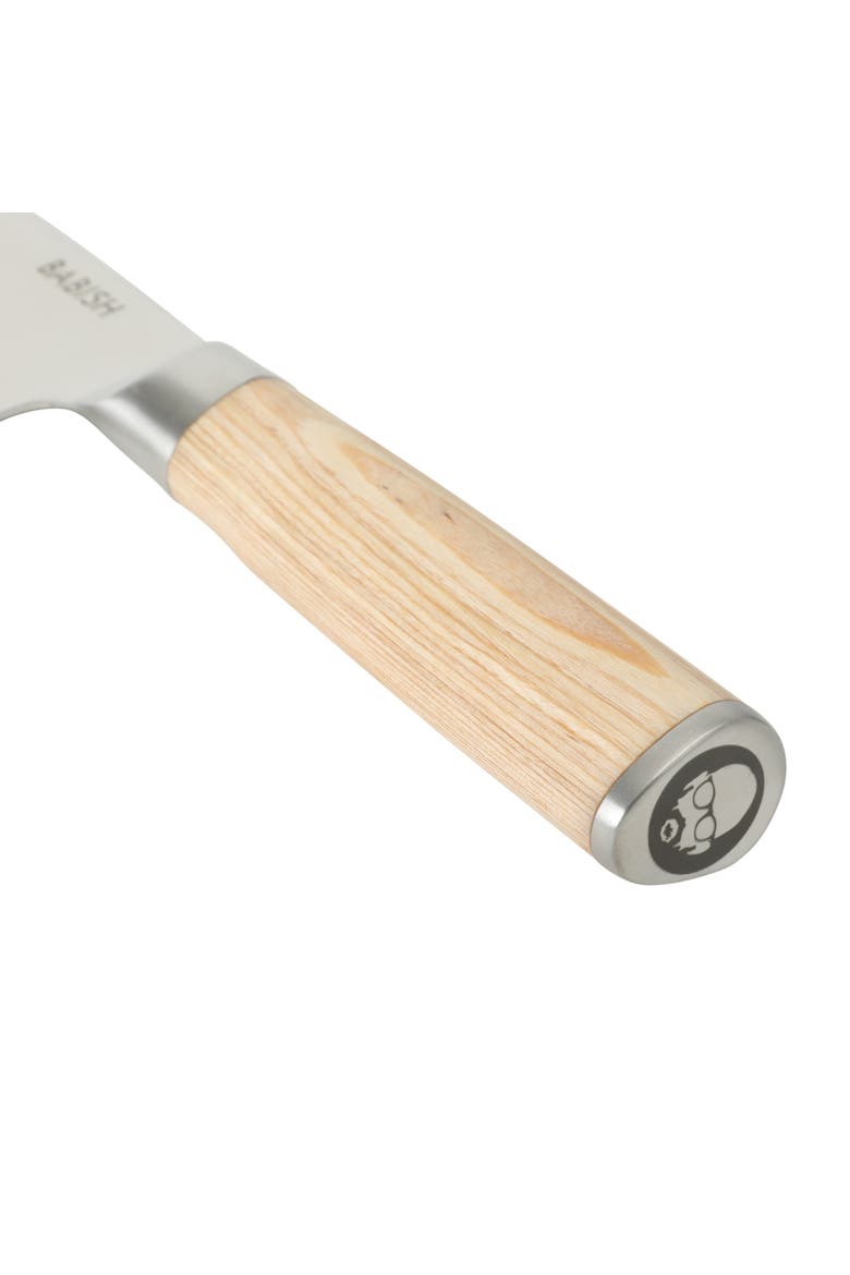 14-Piece Forged Pakka Wood Kitchen Knife Set with German Steel and Sheaths, Alternate, color, Natural