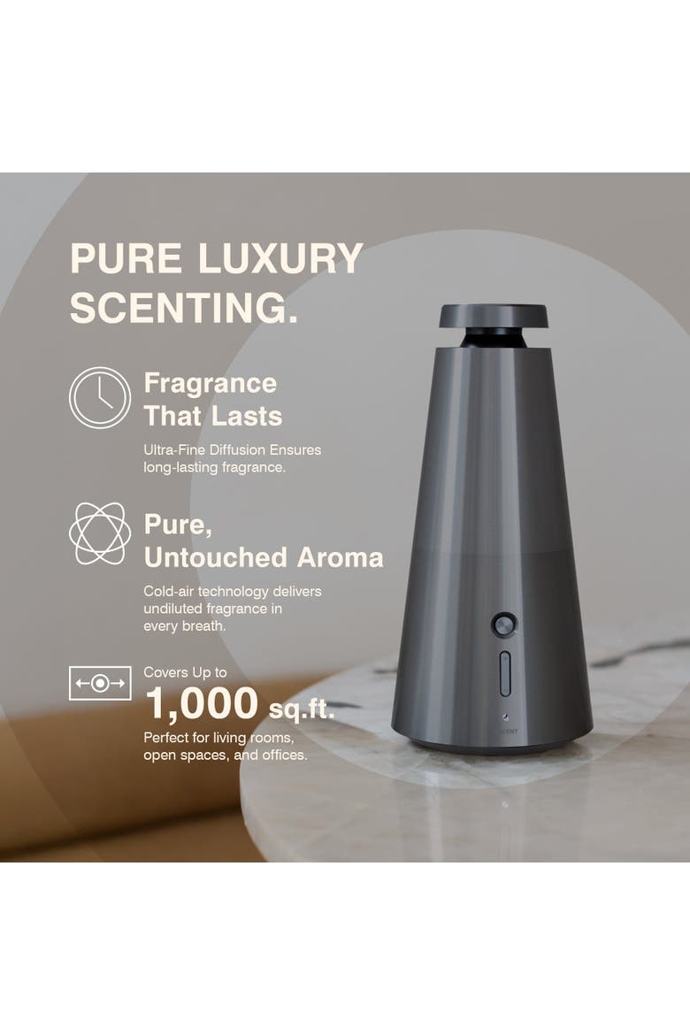 Enso Cordless Cold Air Home Fragrance Diffuser, Alternate, color, Black