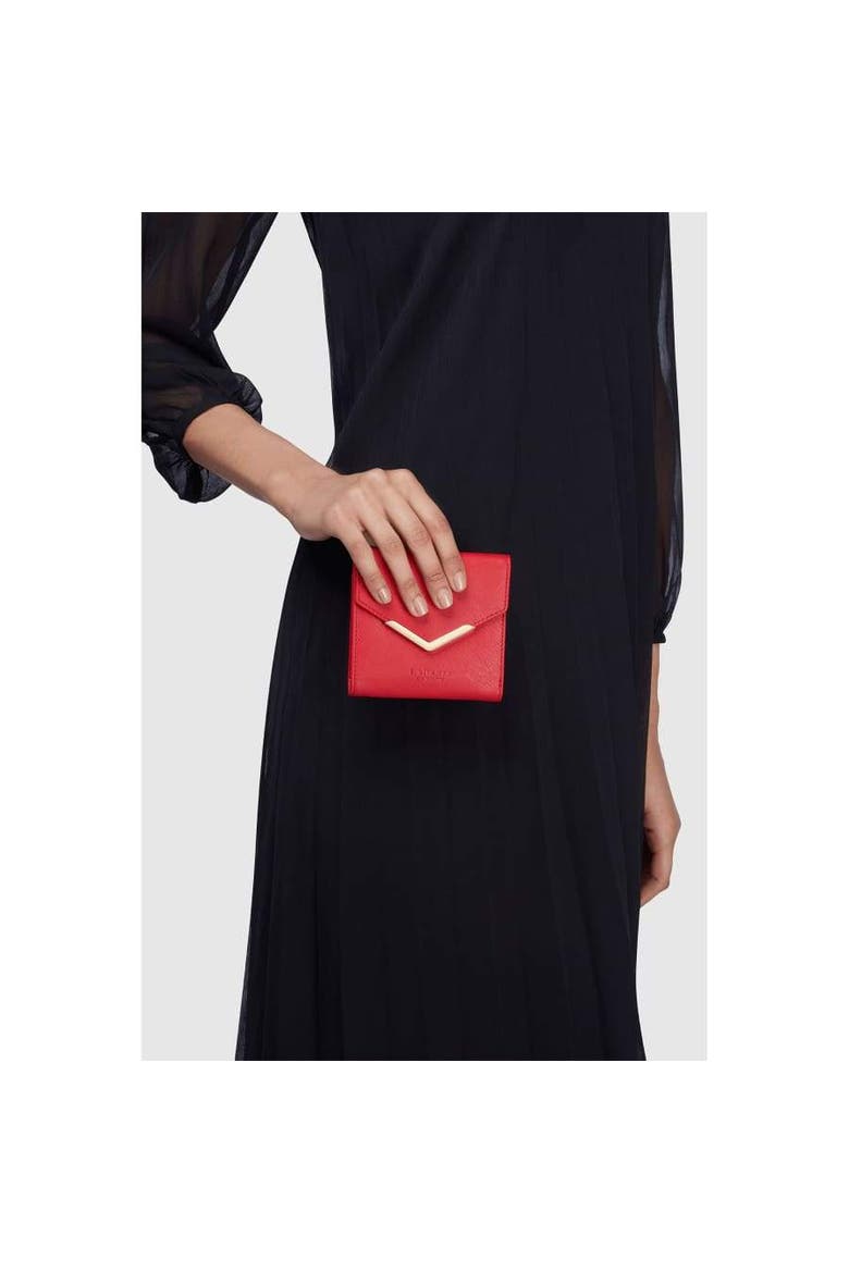 Diana Small Vegan Bifold Purse, Alternate, color, Brown