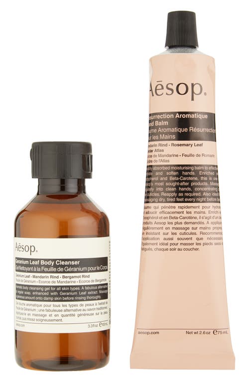 Aesop Greetings In Transparent