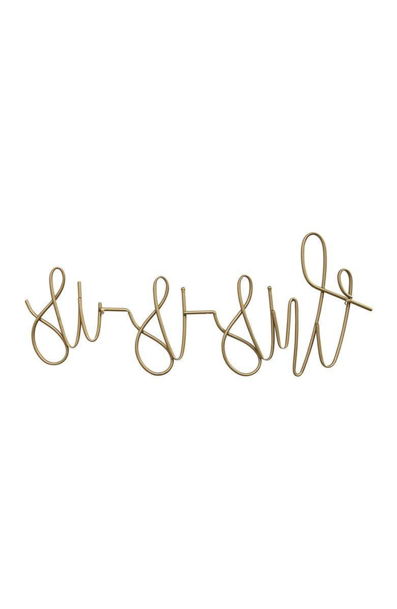 STRATTON HOME DECOR This Is Us Metal Script Wall Art, Alternate, color,