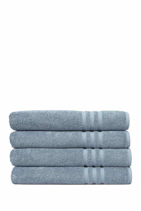 Denzi Bath Towels - Set of 4 - Denzi Blue