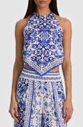 Alice + Olivia Frenchie Handkerchief Halter Top