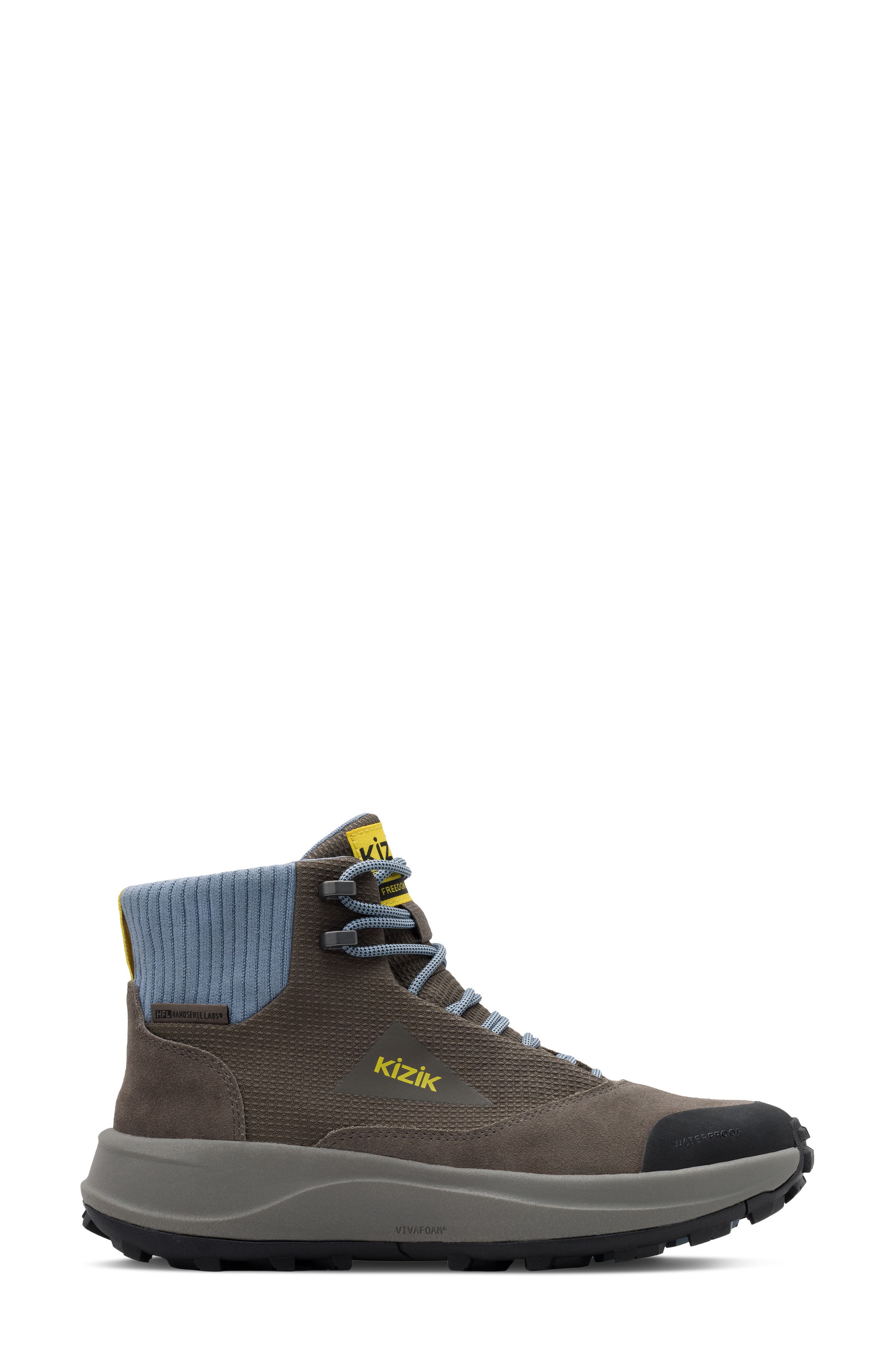 Freedom Hike Waterproof Hiking Boot, Alternate, color, MAJOR BROWN/ WINDWARD BLUE