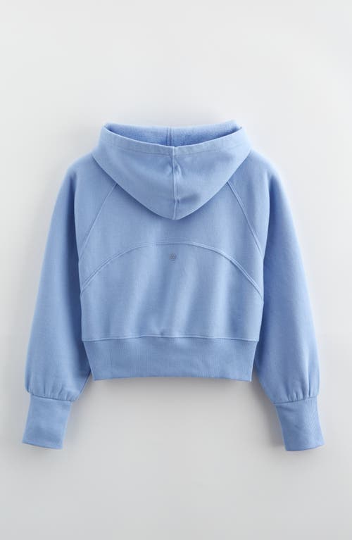 Zella Girl Kids' Cloud Fleece Hoodie In Blue Hydrangea