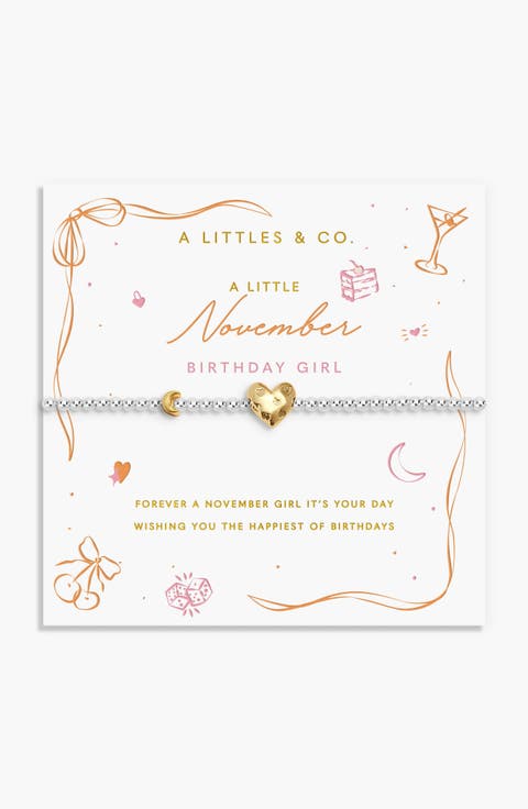 Birth Month A Little Bracelet