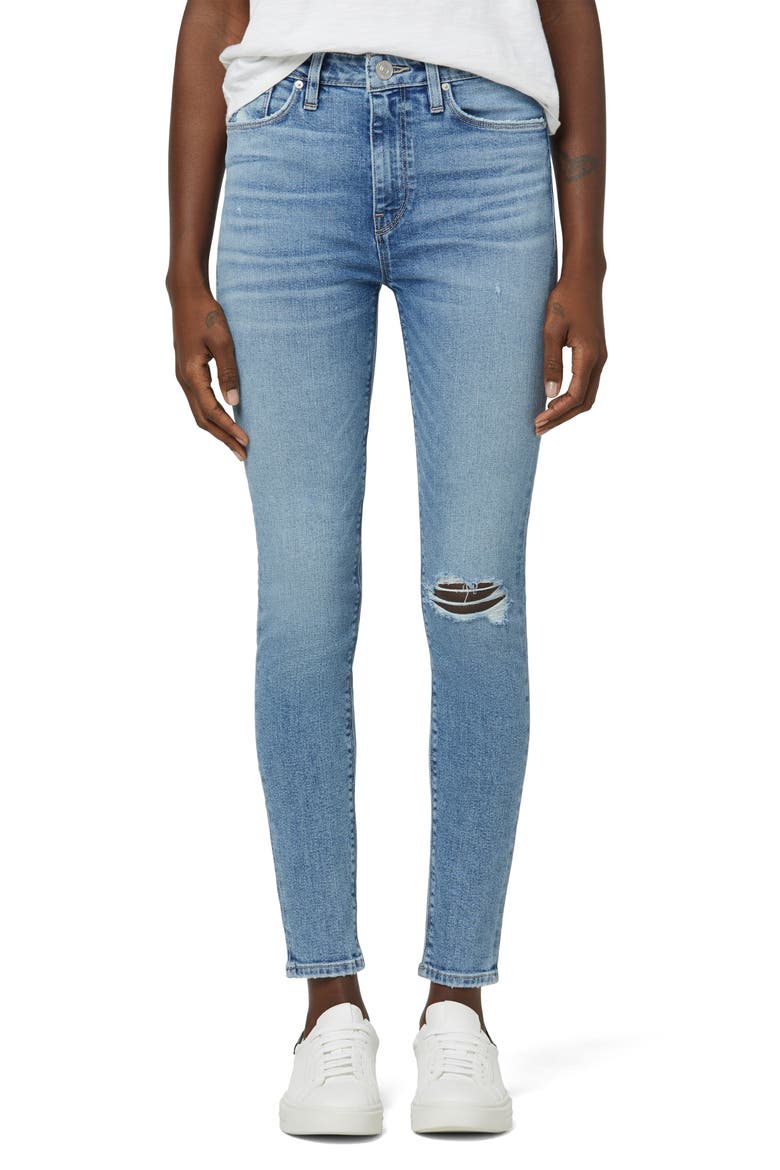 Barbara High Waist Ankle Super Skinny Jeans, Main, color, MAGIC MOON