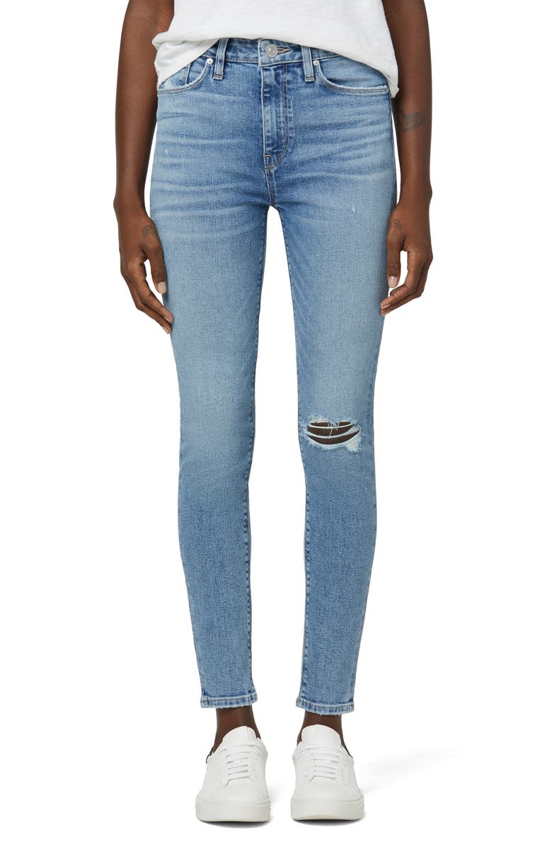 Hudson Jeans Barbara High Waist Ankle Super Skinny Jeans, Main, color, 