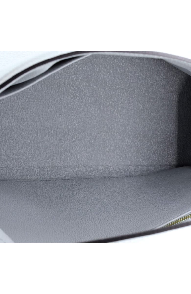 Pre-Owned Hermes Kelly Handbag Blue Clemence with Gold Hardware 28, Alternate, color, Bleu Pale