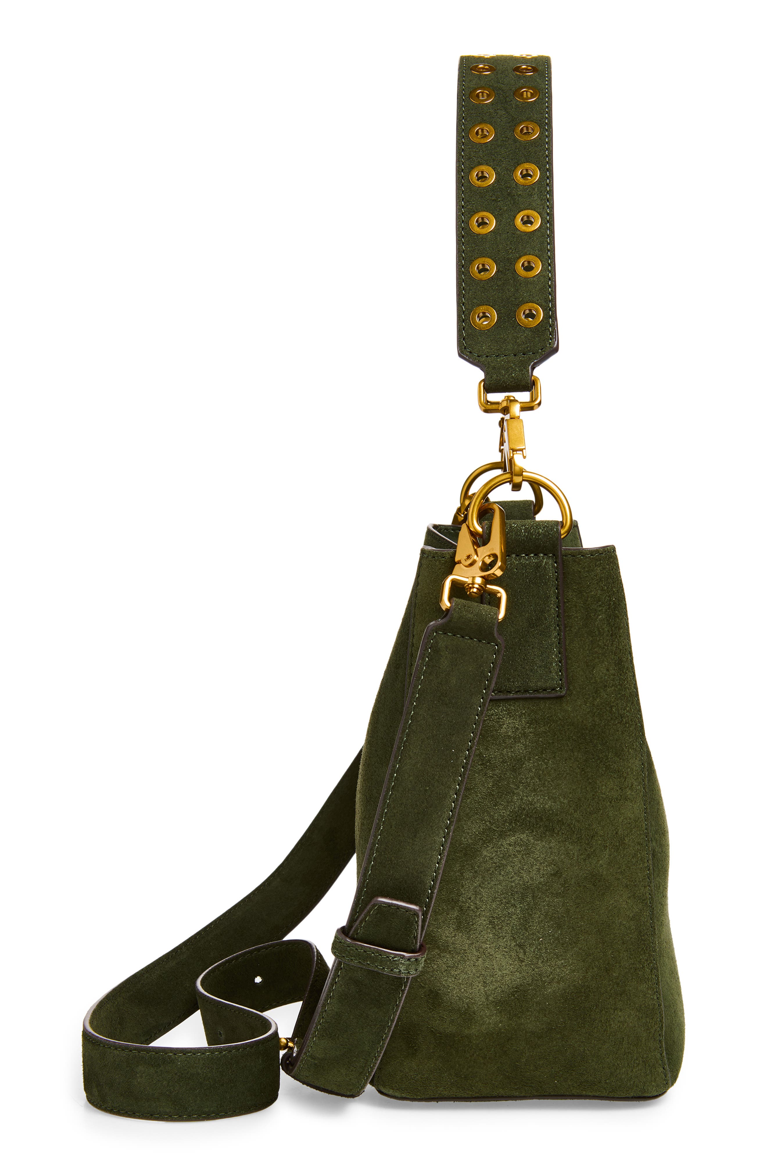 Parker Bucket Tote, Alternate, color, FOREST GREEN