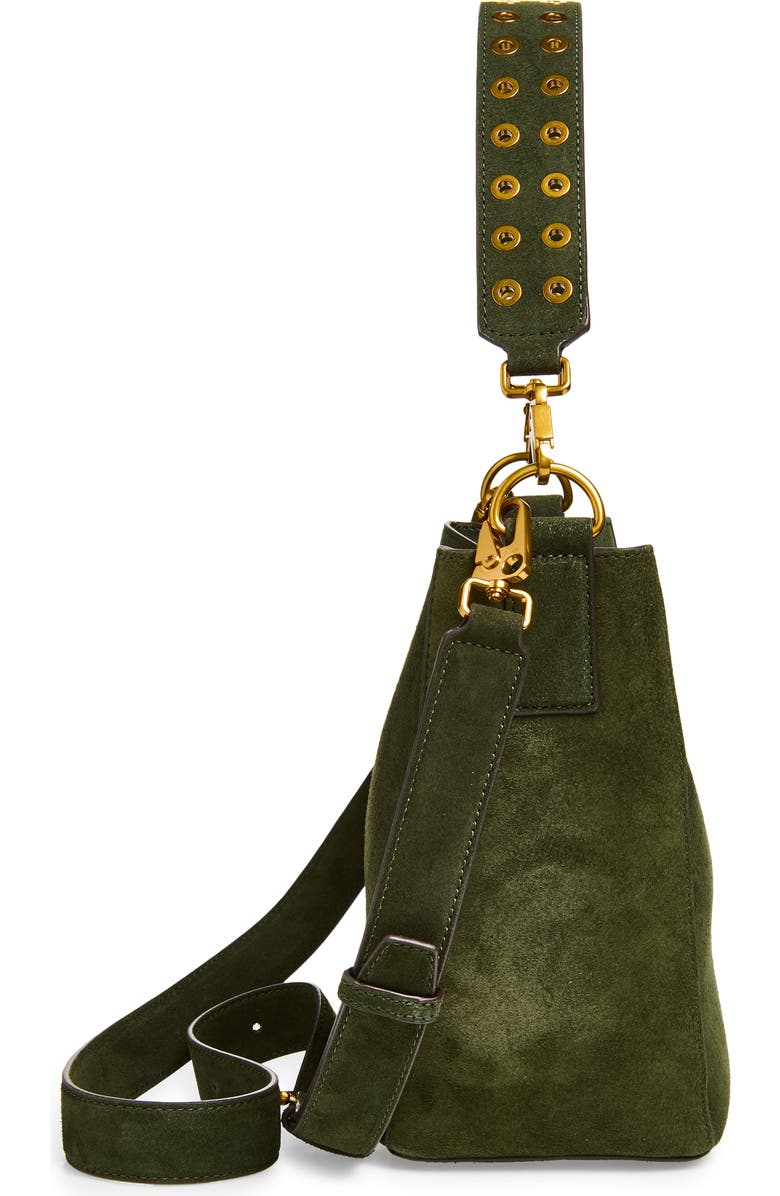 rag & bone Parker Bucket Tote, Alternate, color, Forest Green