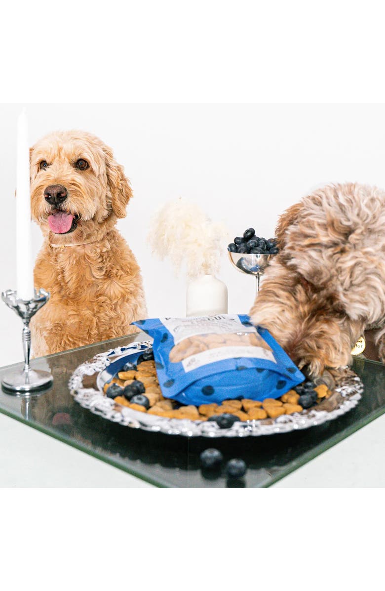 Dexypaws Peanut Butter
Blueberry Dog Biscuits 12oz, Alternate, color, Brown