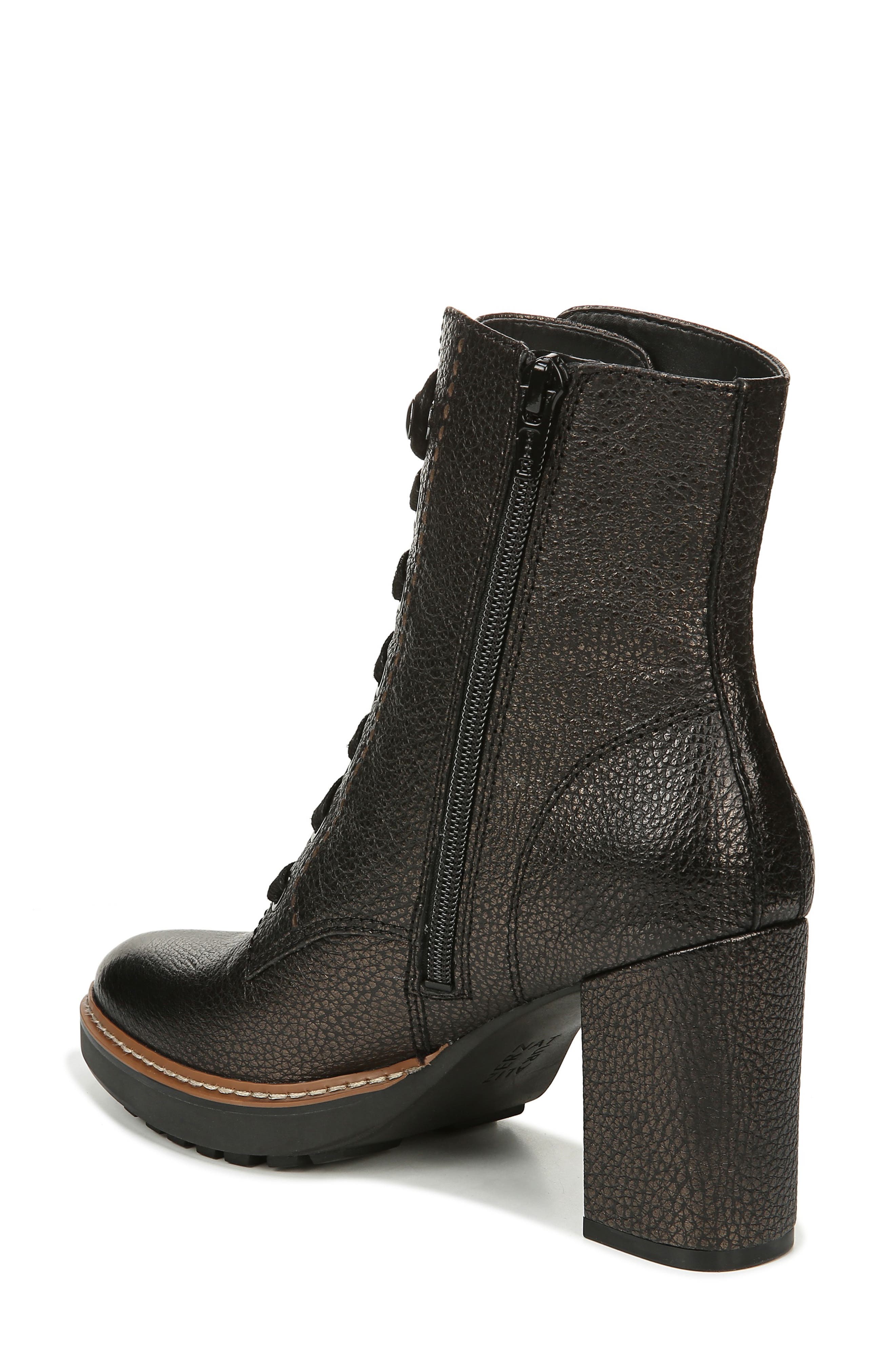 Callie Lace-Up Boot, Alternate, color, BRONZE LEATHER