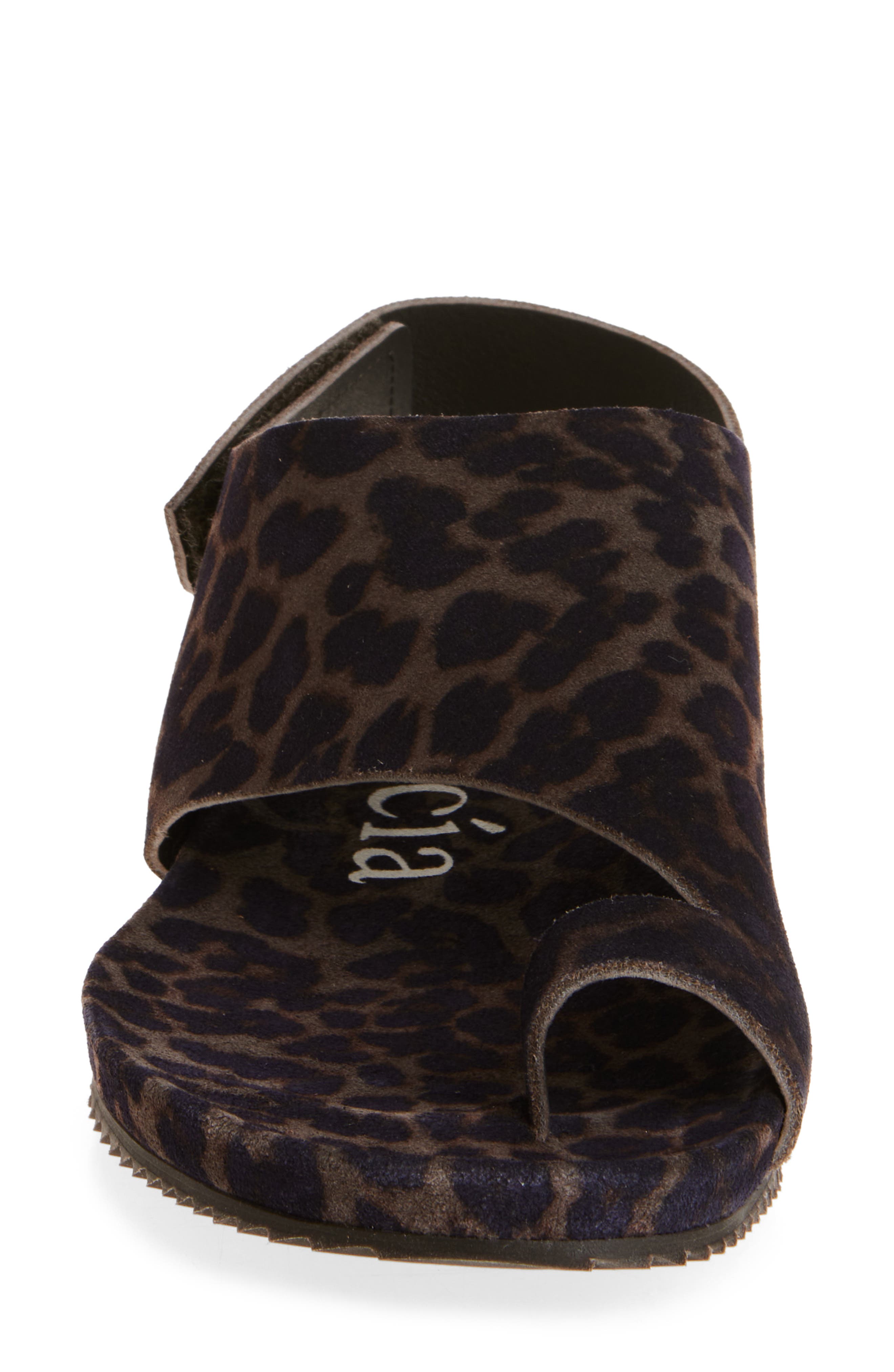 Pedro Garcia Valisa Slingback Sandal, Alternate, color, Slate Leopard Castoro