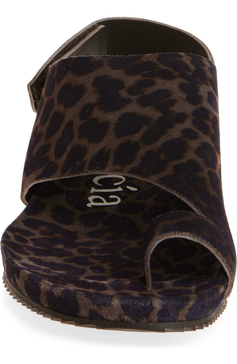 Pedro Garcia Valisa Slingback Sandal, Alternate, color, Slate Leopard Castoro