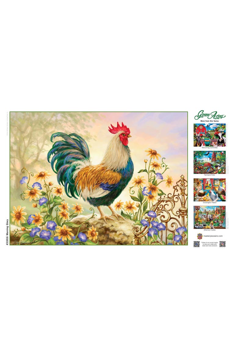 Morning Glory 300 Piece Jigsaw Puzzle, Alternate, color, Multicolor