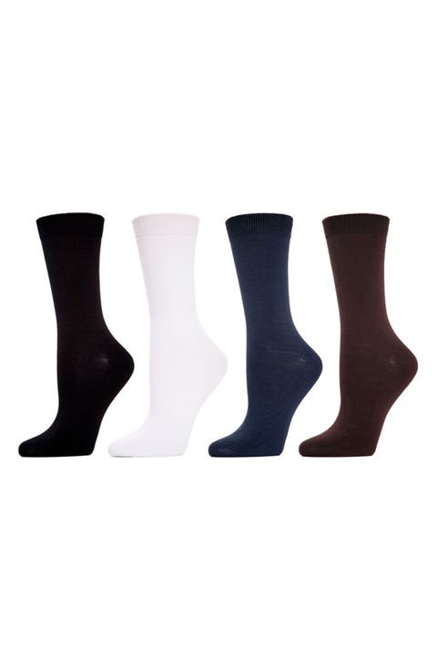 Assorted 4-Pack Crew Socks