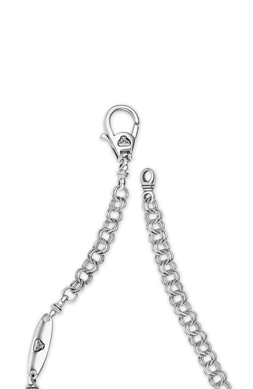 Lagos Anthem Double Link Chain Bracelet In Gray