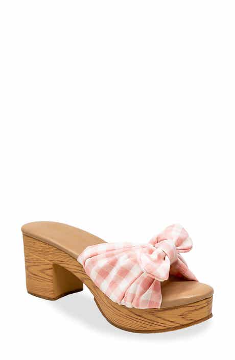 CHASE AND CHLOE Knot Top Platform Sandal