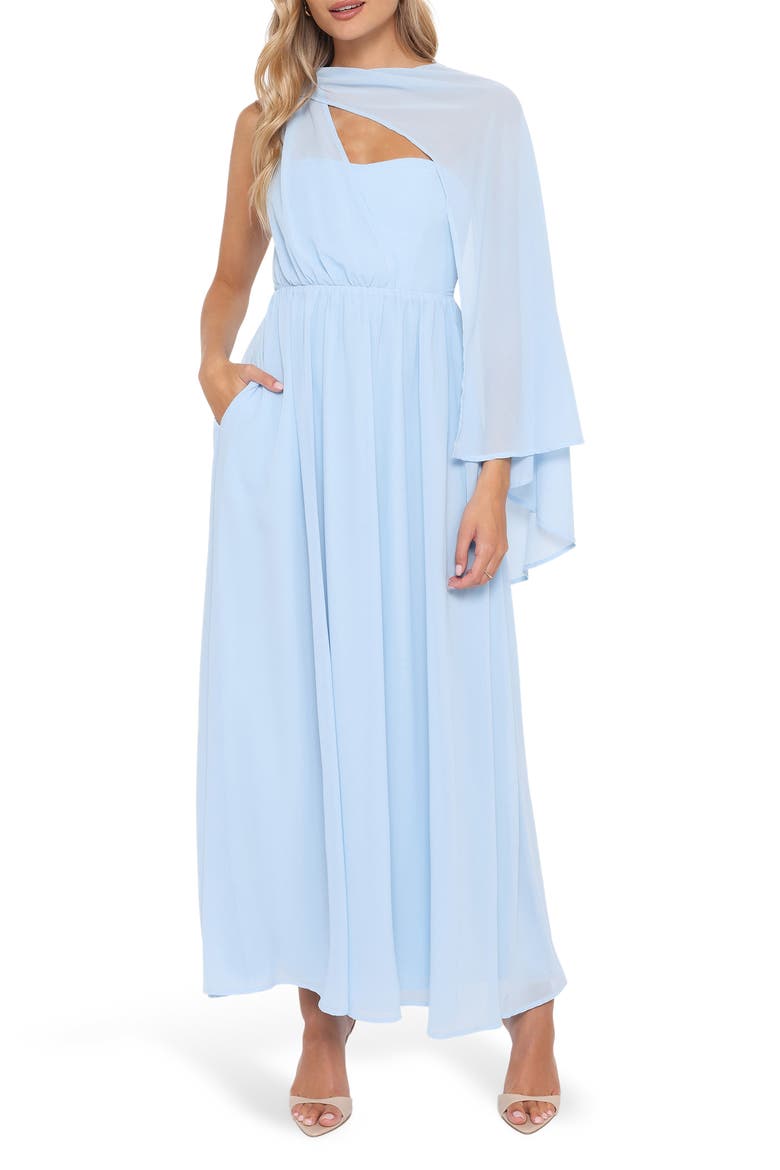 Darlee Maxi Dress, Main, color, CORNFLOWER BLUE