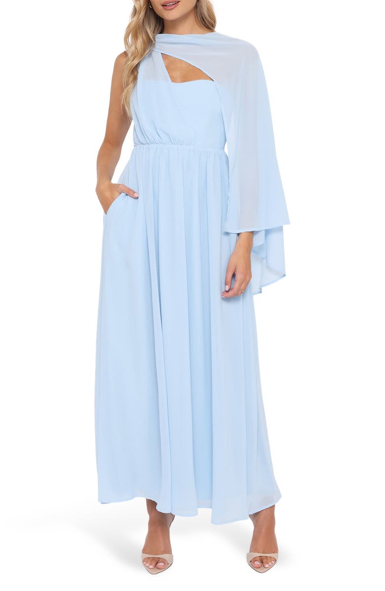 Petal & Pup Darlee Maxi Dress, Main, color, Cornflower Blue