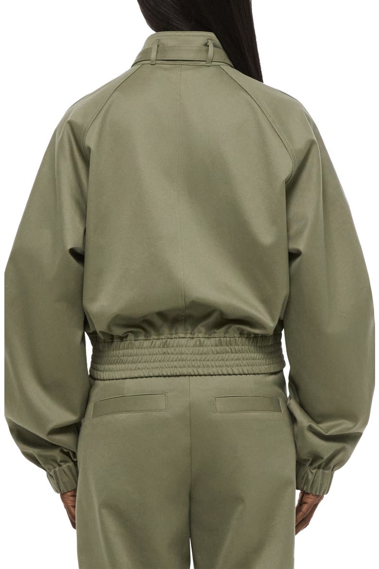 Cotton Twill Bomber Jacket, Alternate, color, VETIVER