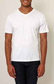 VELLAPAIS Montpellier V-Neck Cotton T-Shirt