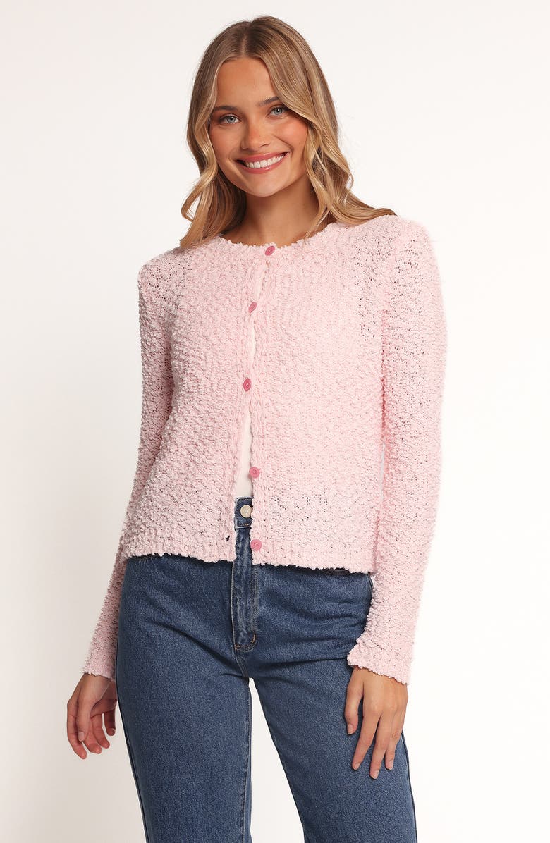 Petal & Pup Ally Textured Cardigan, Alternate, color, Pink