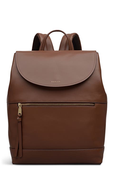 Albion Street Leather Backpack