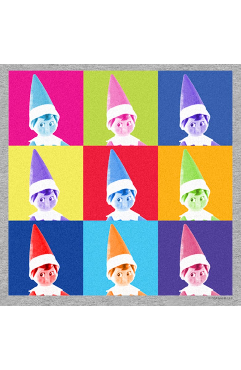 THE ELF ON THE SHELF Boy's The Elf on the Shelf Pop Art Portraits  Graphic T-Shirt, Alternate, color, Athletic Heather