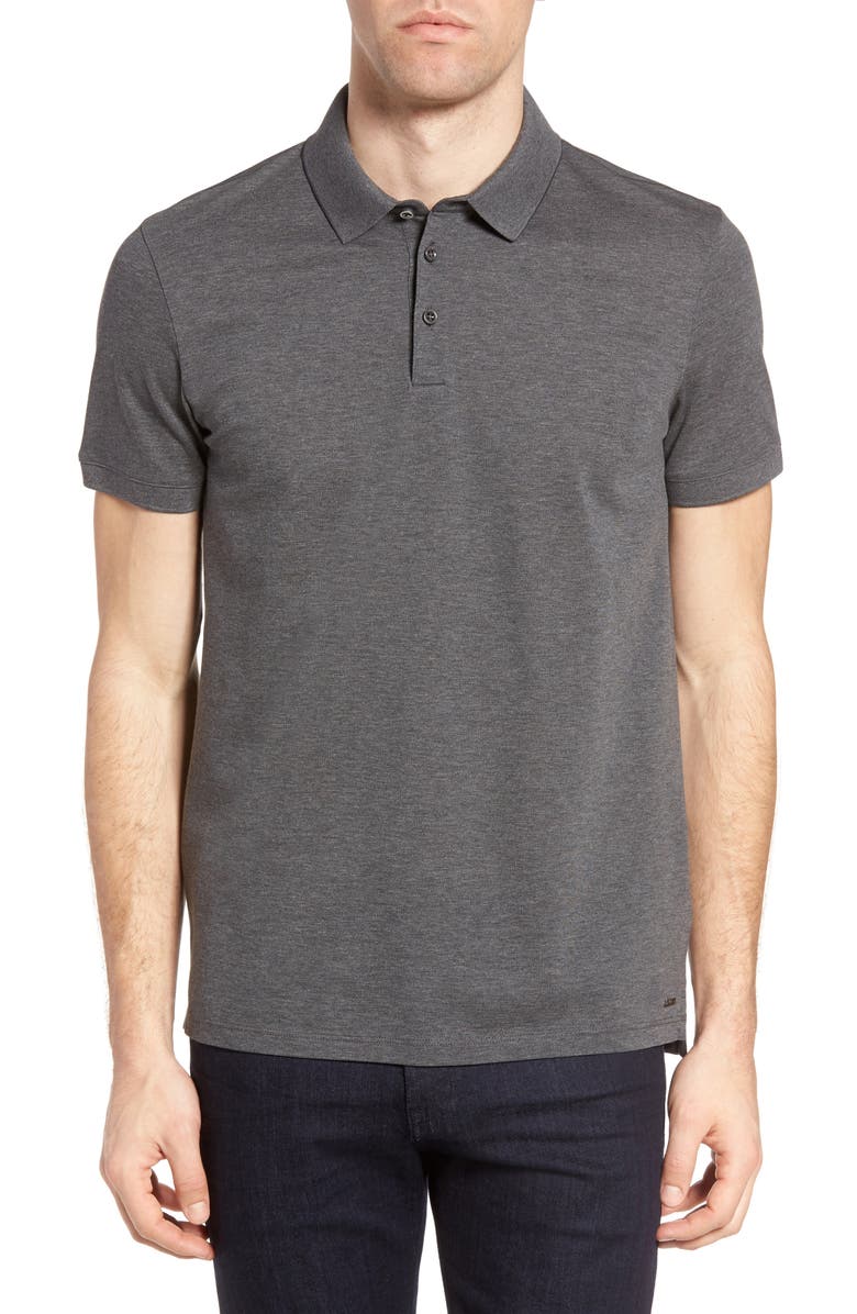 BOSS Penrose Mercerized Cotton Polo, Main, color,