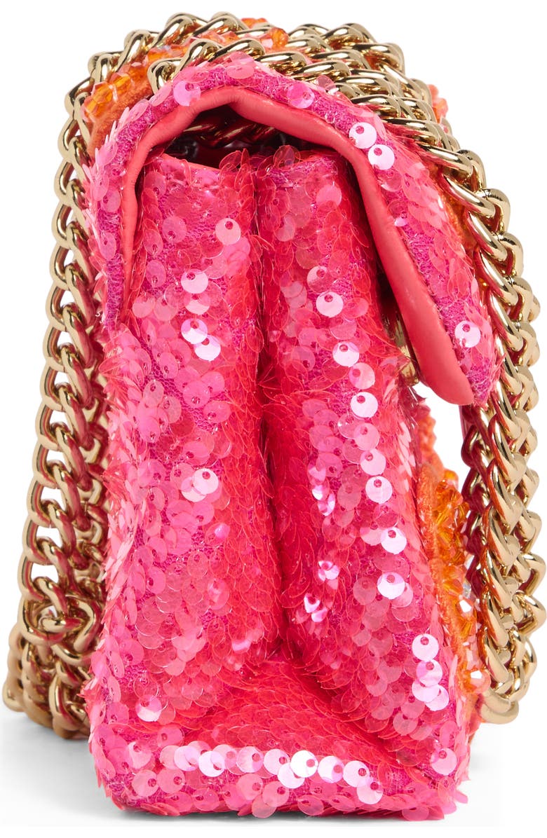 Kurt Geiger London Mini Brixton Sequin Crossbody Bag, Alternate, color, Open Pink