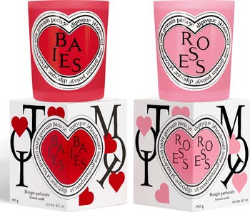 Diptyque Limited Edition Valentines Duo Baies and Roses Set