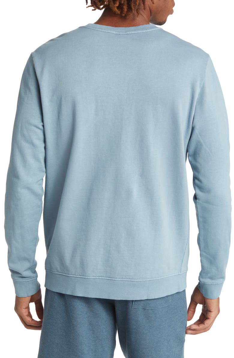 Onia Men's Garment Dye French Terry Sweatshirt, Alternate, color, 