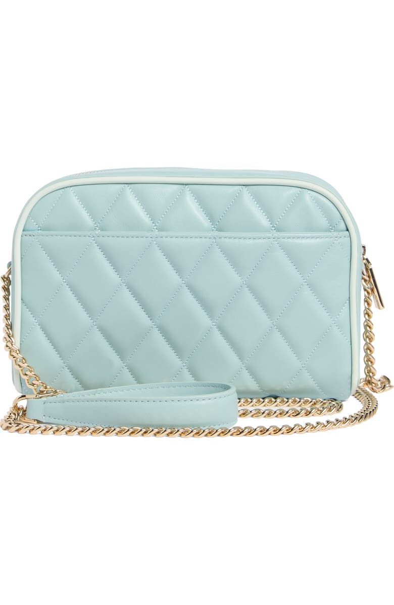 Kate Spade New York care colorblock diamond quilt leather crossbody bag, Alternate, color, Wild Sage Multi