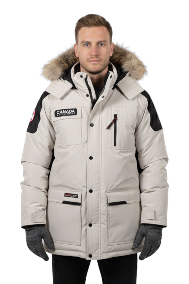 Men's Heavyweight Arctic Parka, Main, color, Stone