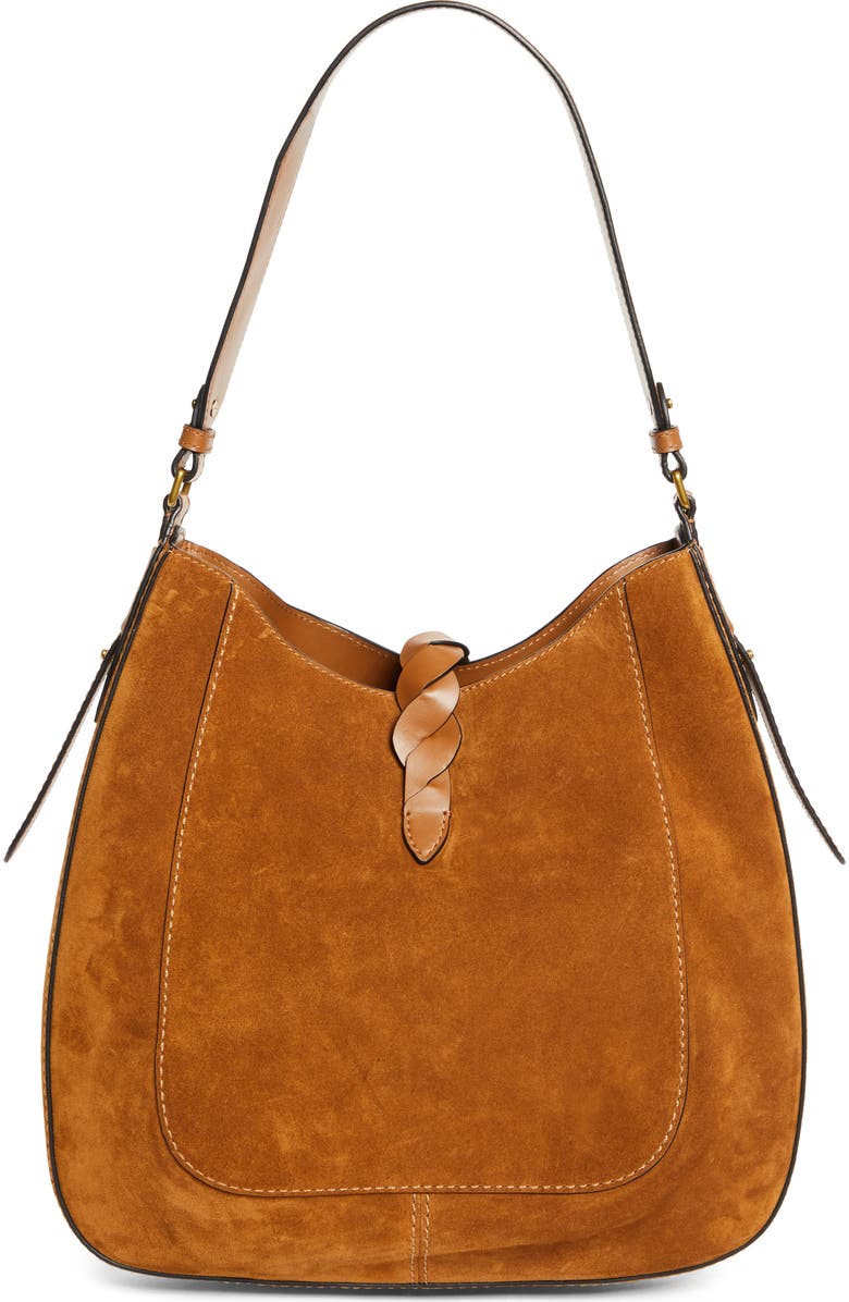 Isabel Marant Altay Suede Hobo Bag, Alternate, color,