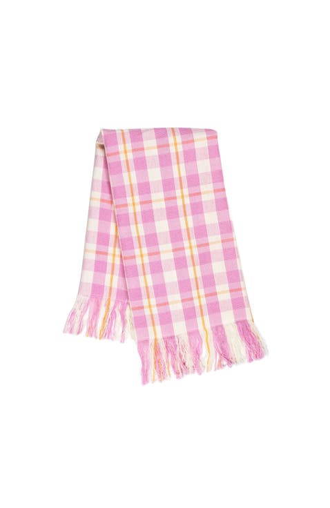 Handwoven Colorful Plaid Cotton Kitchen Towel