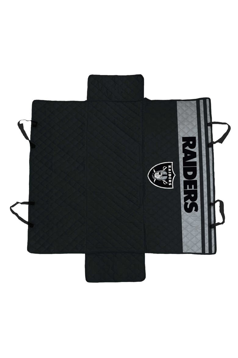 Las Vegas Raiders Pet Hammock Car Seat Protector, Main, color, Black