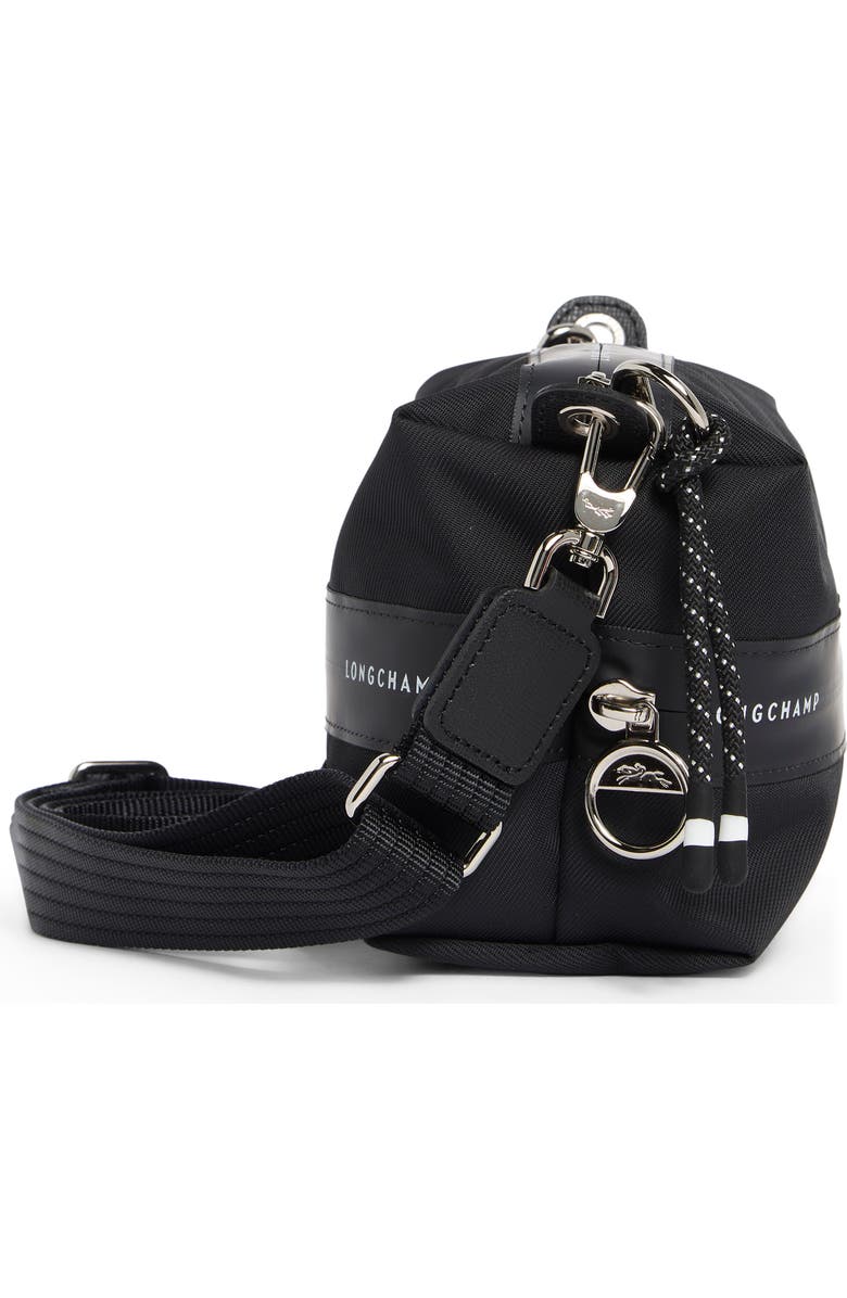 Longchamp Extra Small Le Pliage Energy Canvas Crossbody Bag, Alternate, color, Black