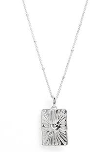 Monica Vinader Talisman Heart Pendant Necklace