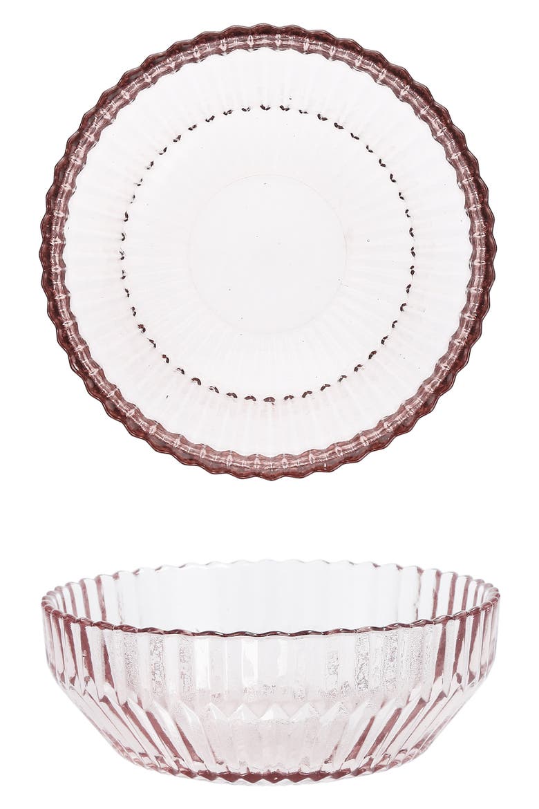 Archie Set of 4 Pink Cereal Bowls, Main, color, PINK
