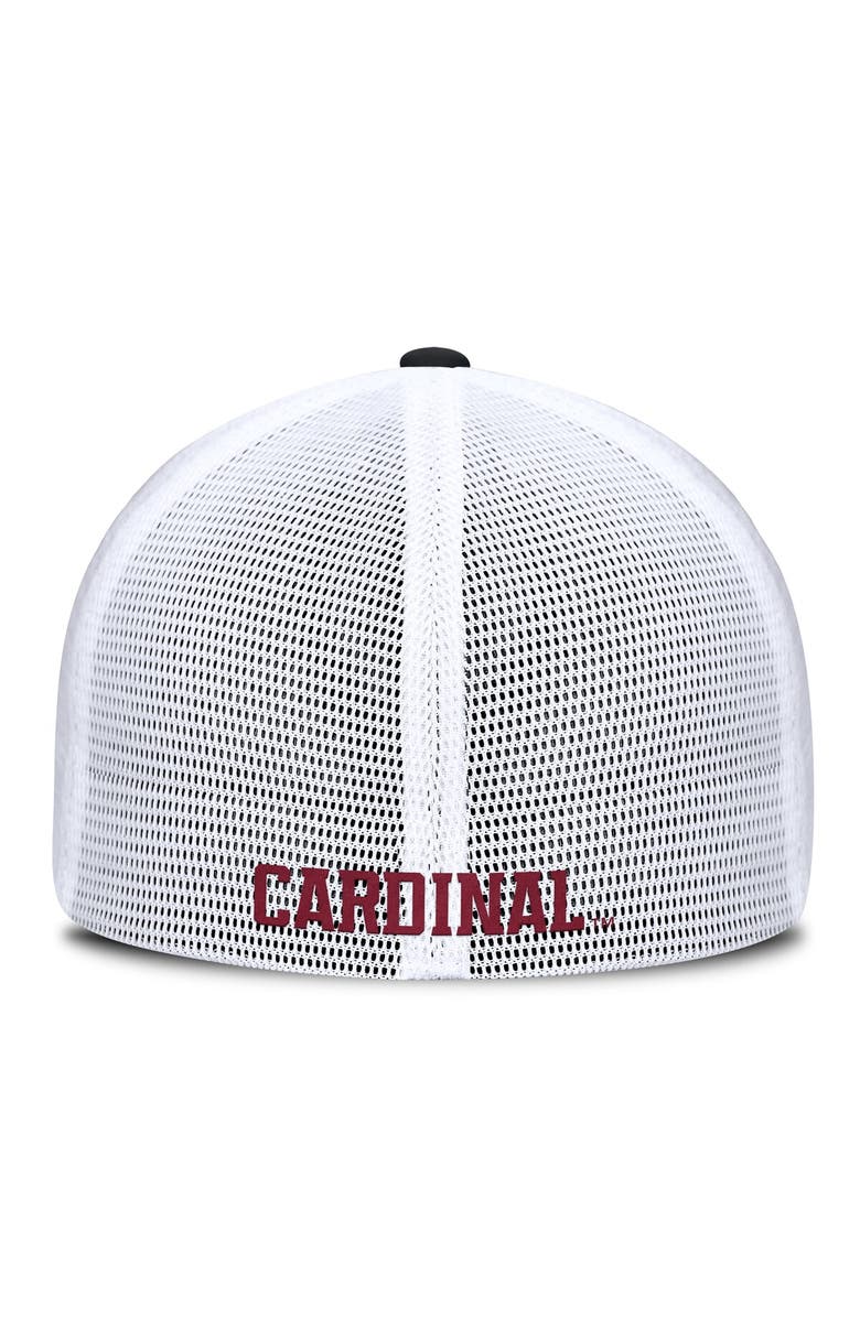 Nike Men's Nike Black Stanford Cardinal On-Field Rise Futura Performance Flex Hat, Alternate, color, 