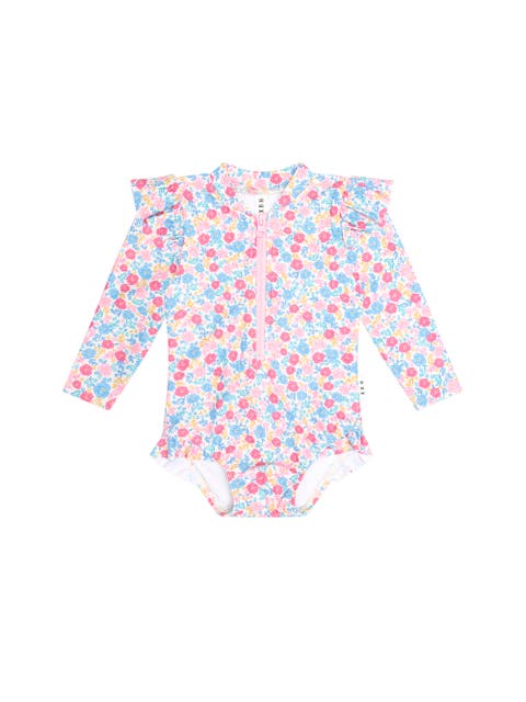 Vintage Floral Swimsuit