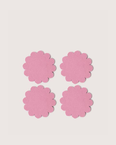 Crest Merino Wool Coaster Solid 4 Pack