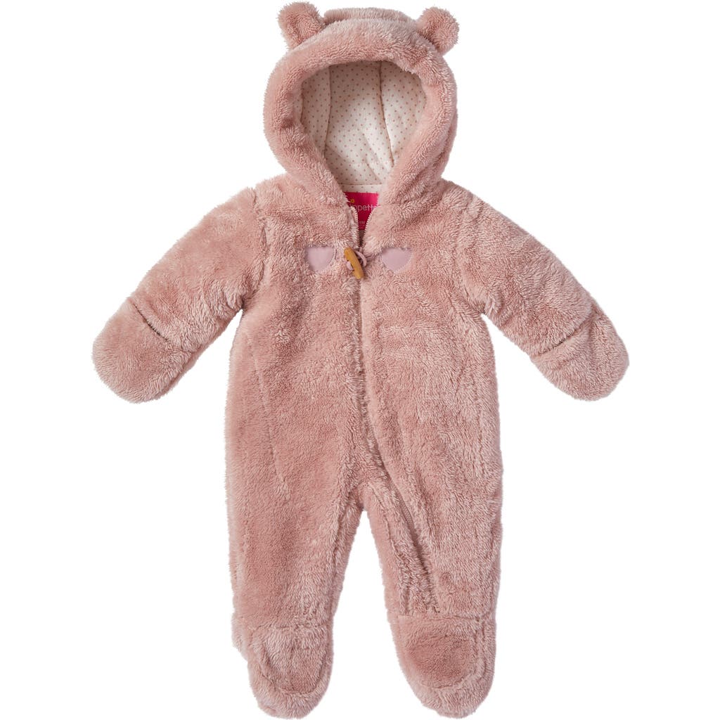 Wippette Plush Hooded Pram In Pink