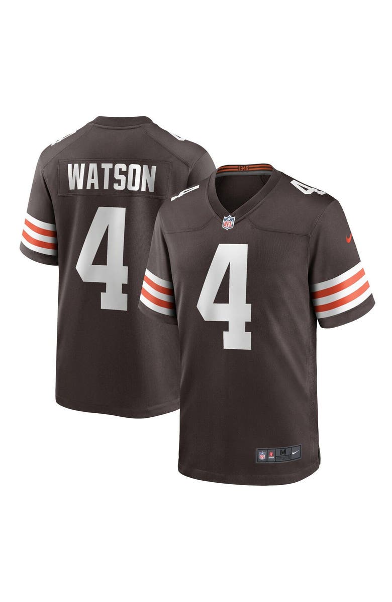 Nike Men's Nike Deshaun Watson Brown Cleveland Browns Game Jersey, Main, color, Brown