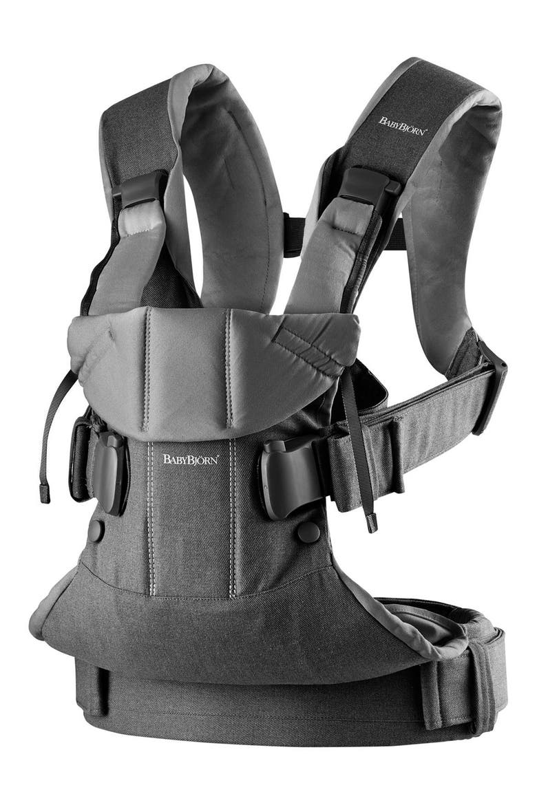 One Baby Carrier, Alternate, color, DENIM GRAY/ DARK GRAY